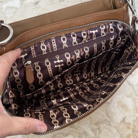 Tignanello Leather Organizer Shoulder Bag - Picture 12 of 14